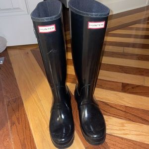 Hunter Rainboots Size 8
